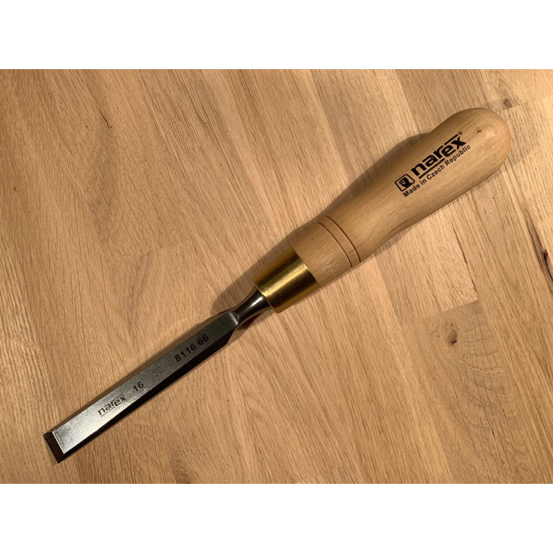 16mm Narex Premium Chisels, waxed finish handle - 811666