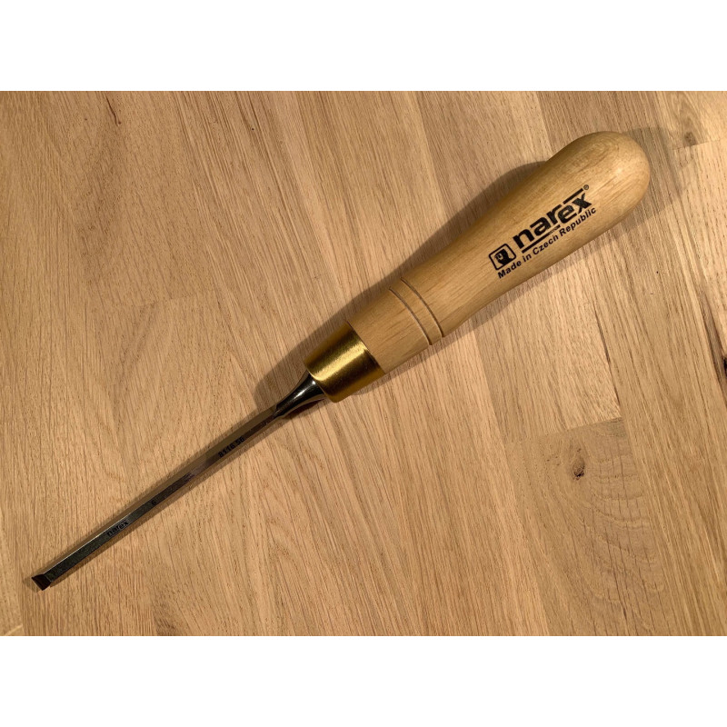 6mm Narex Premium Chisels, waxed finish handle - 811656