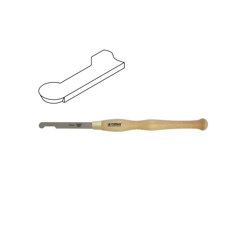 Round Side Cutting Scraper HSS Left