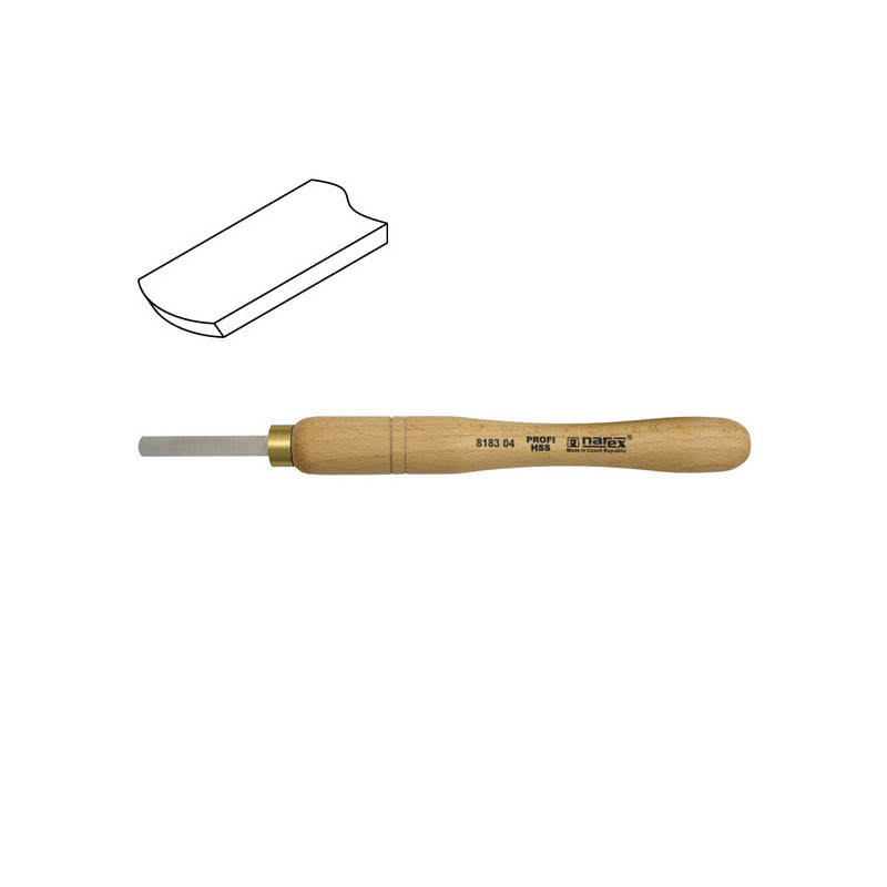 Round nose scraper HSS MINI