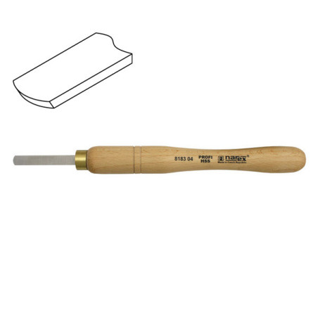 Round nose scraper HSS MINI