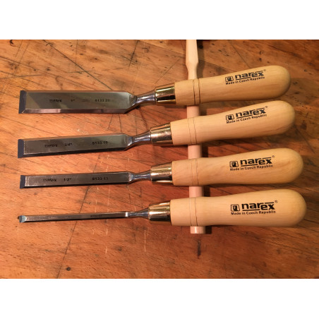 Cranked-neck paring chisel 3/4 inch