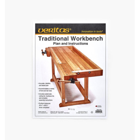 Veritas Traditionel bänk ritning