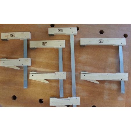 Quick-Action Cam Clamps, 110/400mm