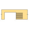 DG/PRO Inner Plate Straight Slot
