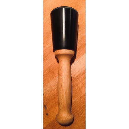 Small round mallet with rubber