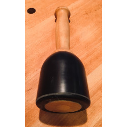 Large round mallet with rubber - heavy