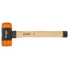 Hammare med slagyta av plast 32mm