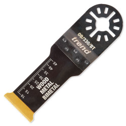 30mm wide x 54mm Oscillating blade wood w/nails BIM TiN coated