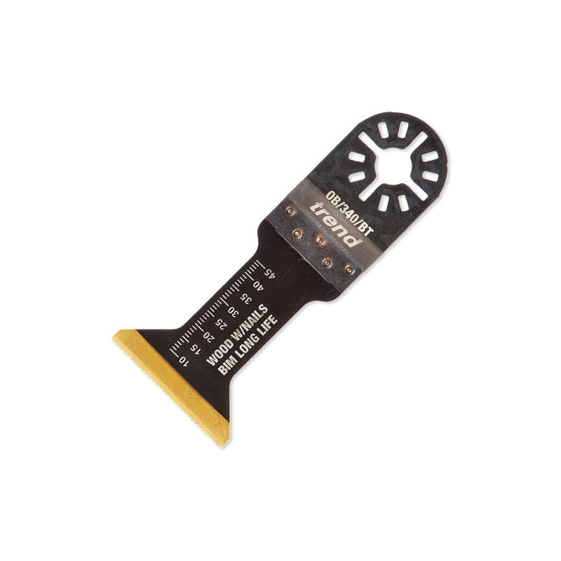 44mm wide oscillating blade w/nails BIM TiN coated