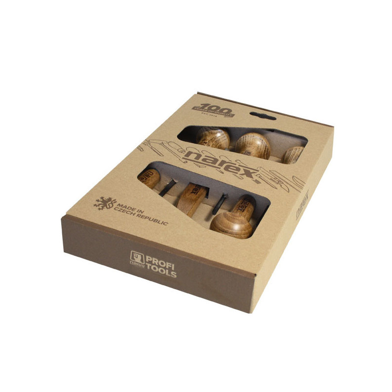 Graving chisel set for woodcut 6pcs