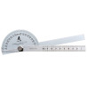 Protractor Hard Chrome Finish No.19 Double-blade φ90 10 cm