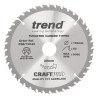 The Craft Pro 190mm diameter 30mm bore 40 tooth general purpose saw blade for hand held circular saws.