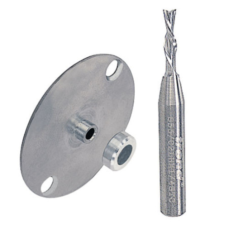 Inlay kit with 3.2mm cutter 1/4 Solid tungsten