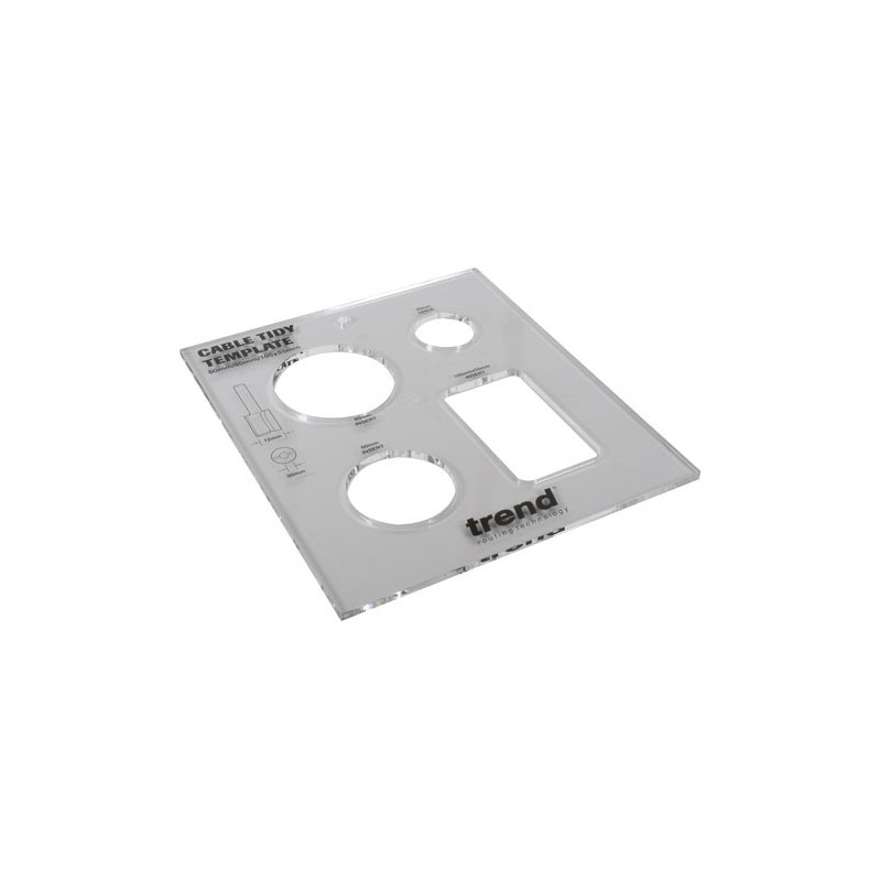 Template cable tidy insert