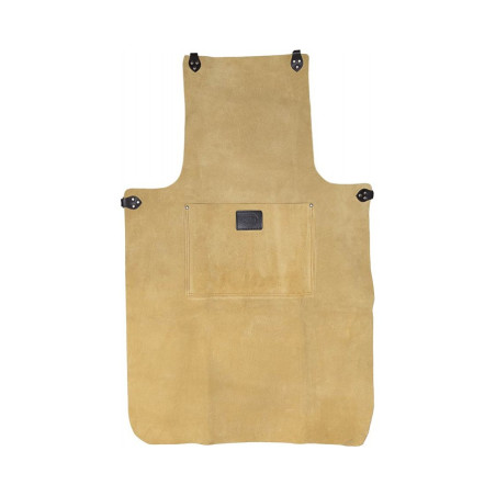 36" Suede Leather Apron With Pocket