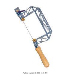 3' Titanium Birdcage Hand Saw with Cam Lever and Swivel Blade Clamp