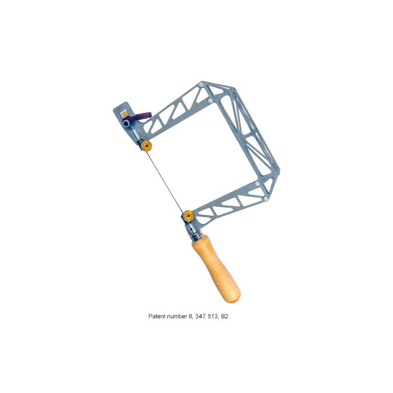 5' Titanium Birdcage Hand Saw with Cam Lever and Swivel Blade Clamp