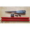 Red Rose 5" Dividers/Compass Set