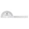 Protractor Polish Finish No.19 φ90 10 cm