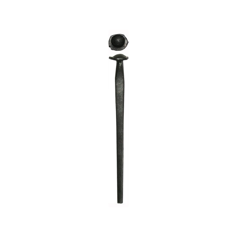 Clinch-rosehead 2-1/2" Black oxide