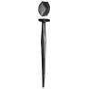 Decorative wrought head 2" Black oxide finish