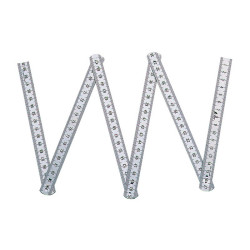 6-folding Stainless Steel Rule Polish Finish 1 m