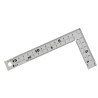 Carpenter's Square Wide Hard Chrome Finish 15  cm with 8 Scales cm Notation
