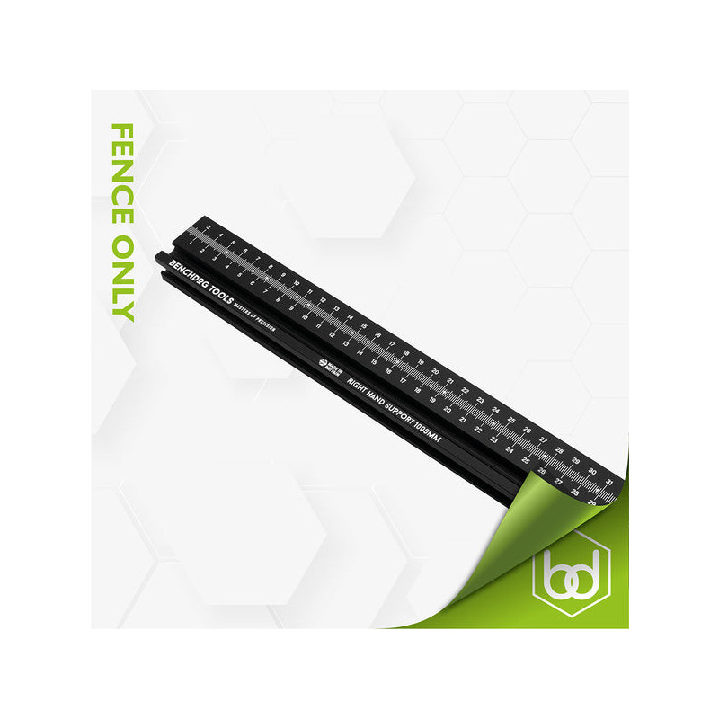 Metric Right hand side support fence 1000mm (Fence Only)