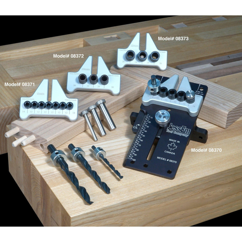 Jigg för centrumtappar 12mm Dowelling Jig
