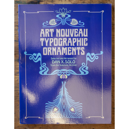 Art Nouveau Typographic Ornament