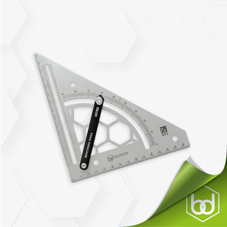 Stainless Steel Bevel Square 150