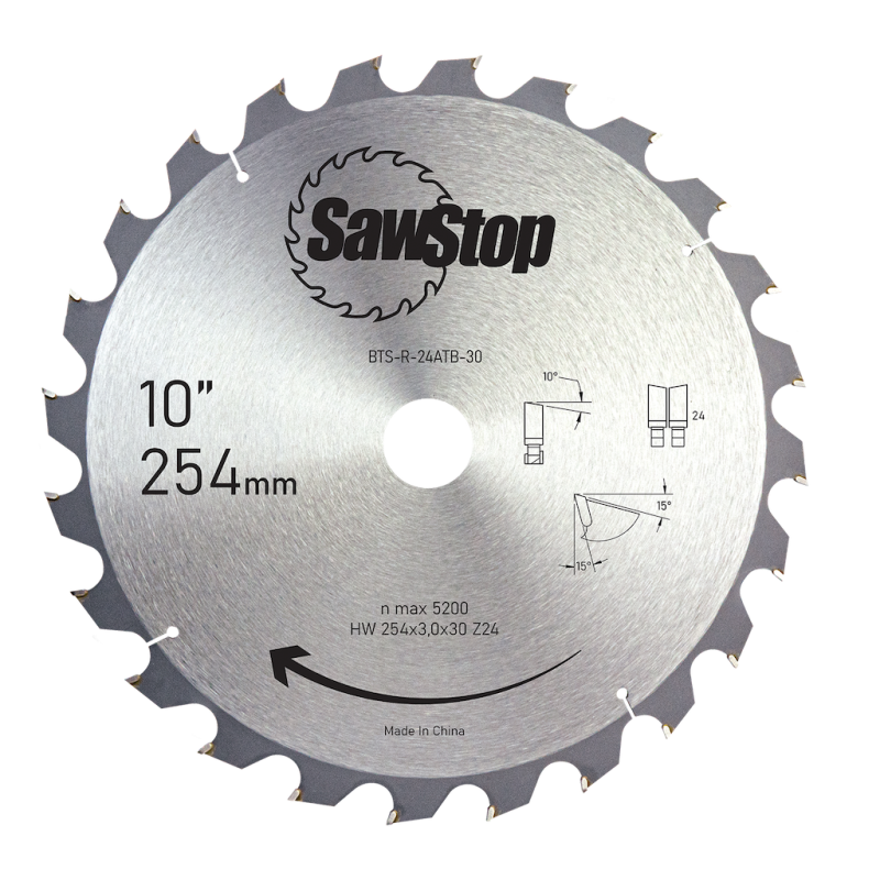 SawStop 24-Tooth Ripping Table Saw Blade