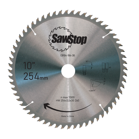 SawStop 60-Tooth Combination Table Saw Blade