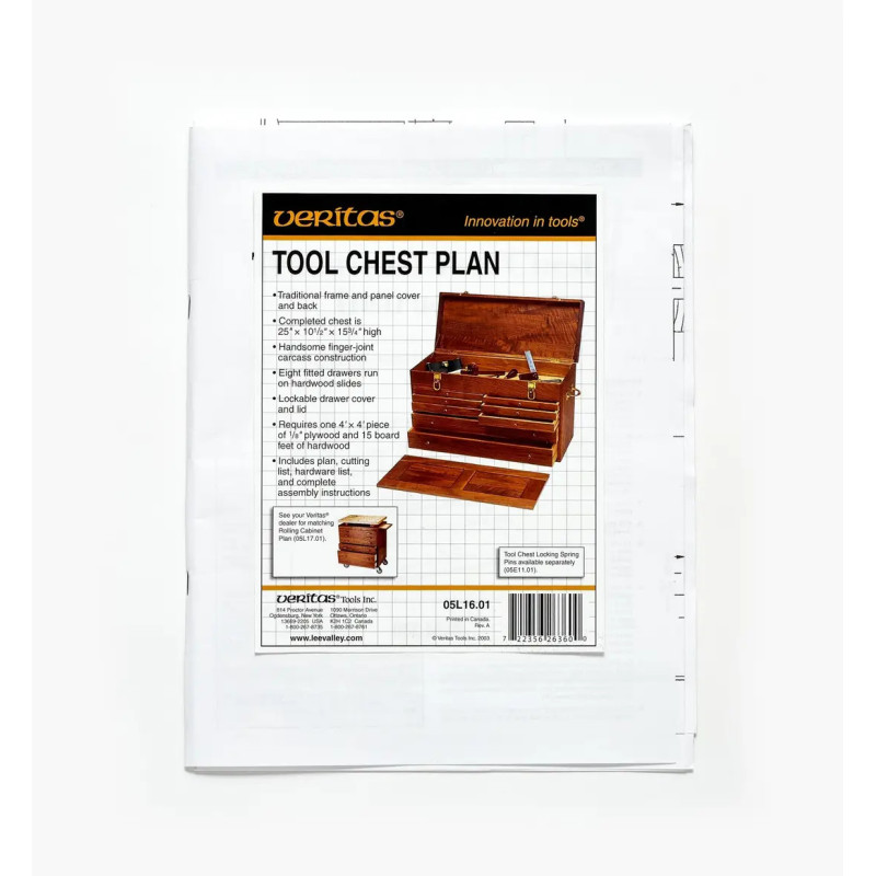 Veritas Tool Chest ritning