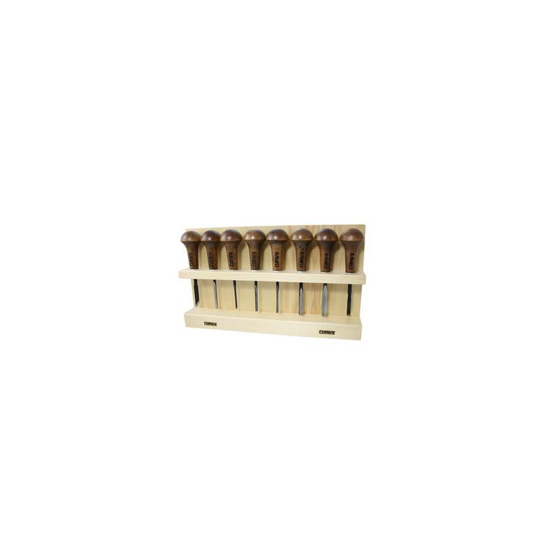 Set of graving chisels, PROFI 8-pc