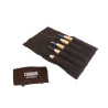 Carving set START in leather tool roll