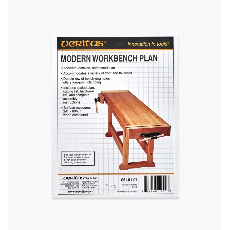 Veritas® Modern Bench Plan