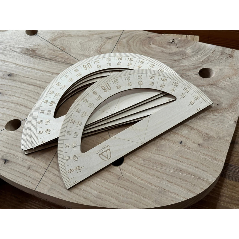 Crucible Big Protractor Wood