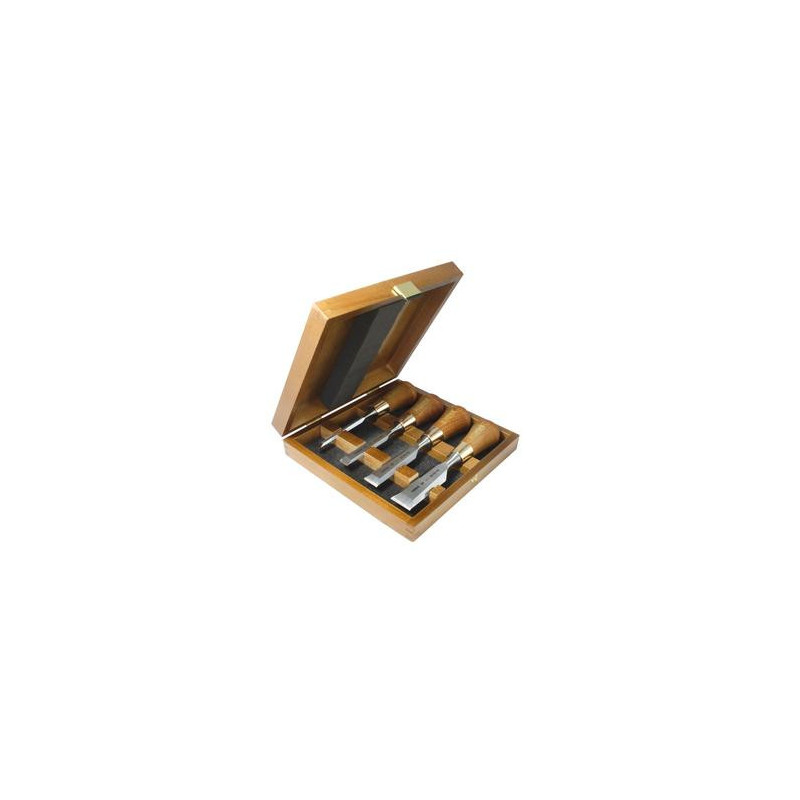 Box set of butt chisels