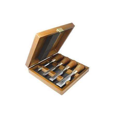Box set of butt chisels