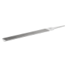 Oskaftad flat skärpfil med en rund kant och grov huggning 10"