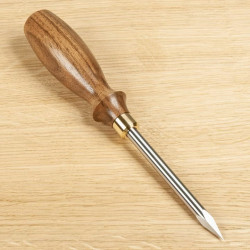 No. 803 Bird-cage Awl Walnut/Brass