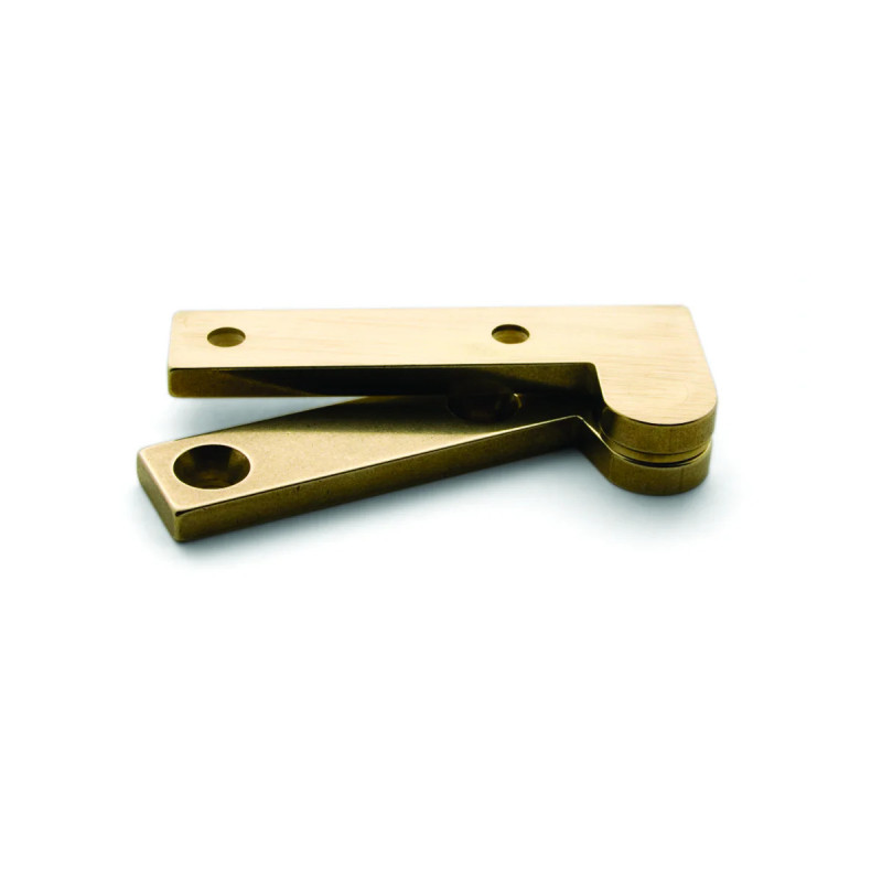 L-37 brass offset pivot hinge