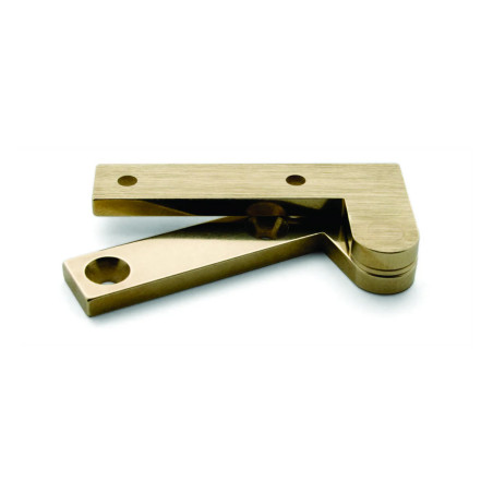 L-39 brass offset pivot hinge