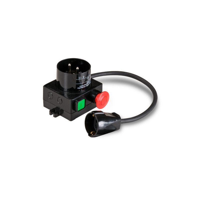 No volt release switch 230V Euro plug
