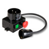 No volt release switch 230V Euro plug