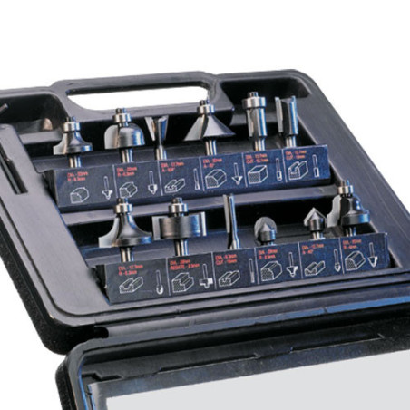 Trend 12 piece 1/4in shank TCT Router Cutter Set