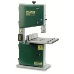 Record Power BS250 bandsåg 10", 230 V, europeisk stickkontakt