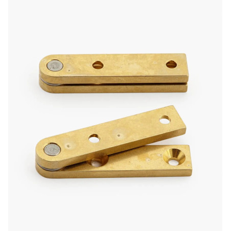 Lee Valley Brass Straight Knife Hinges 3/8" x 1 3/4" x 1/8"